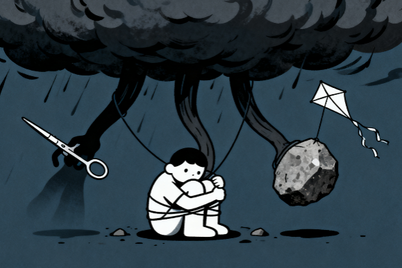 [图片占位：心理的暴风雨]