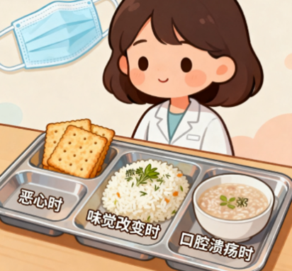 [图片占位：化疗期间的饮食对策]