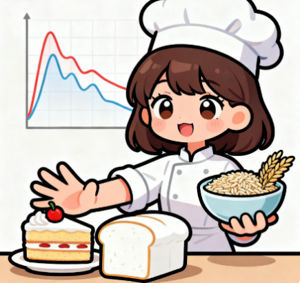 [图片占位：选择全谷物，控制精制糖]