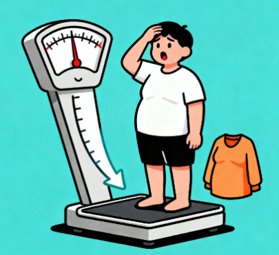 [图片占位：体重明显下降]