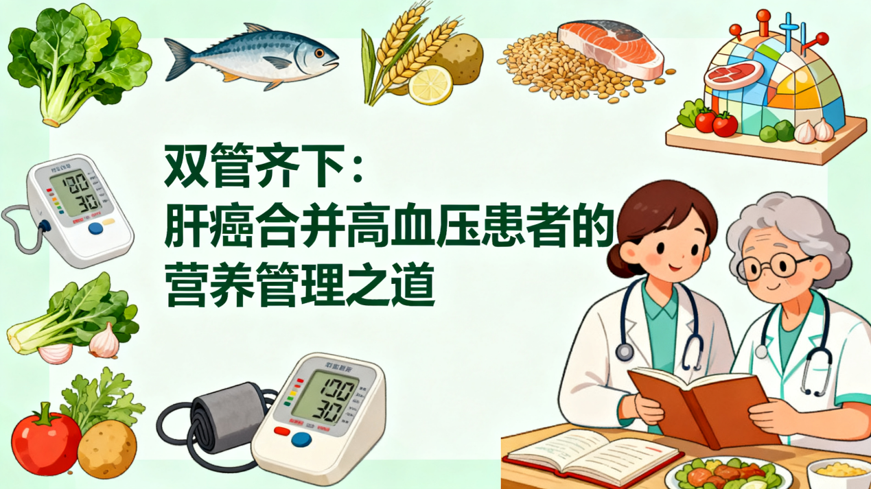 [图片占位：封面图 - 肝癌合并高血压营养管理]