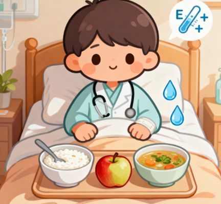 [图片占位：腹泻提醒]