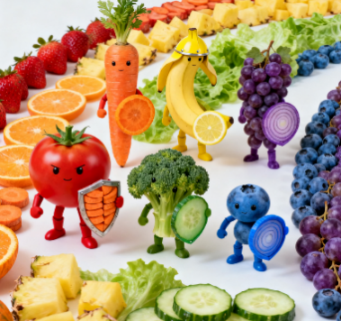 [图片占位：多彩蔬果]