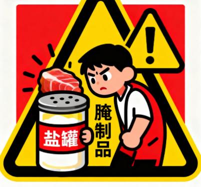 [图片占位：高盐食物]