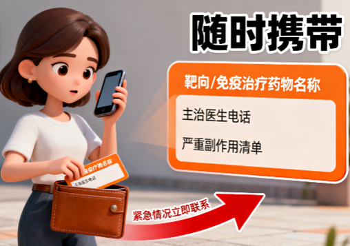 [图片占位：随身携带医疗信息卡]