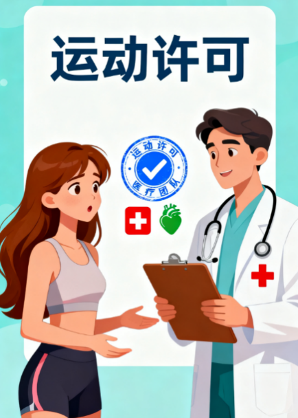 [图片占位：获得运动许可]