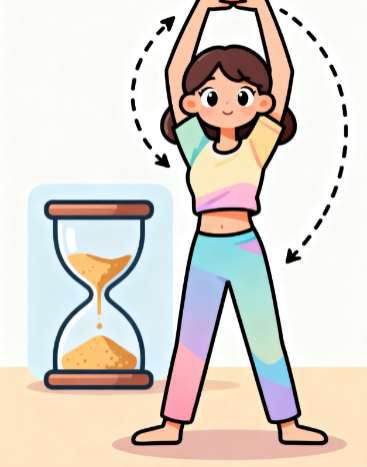 [图片占位：动作缓慢有控制]