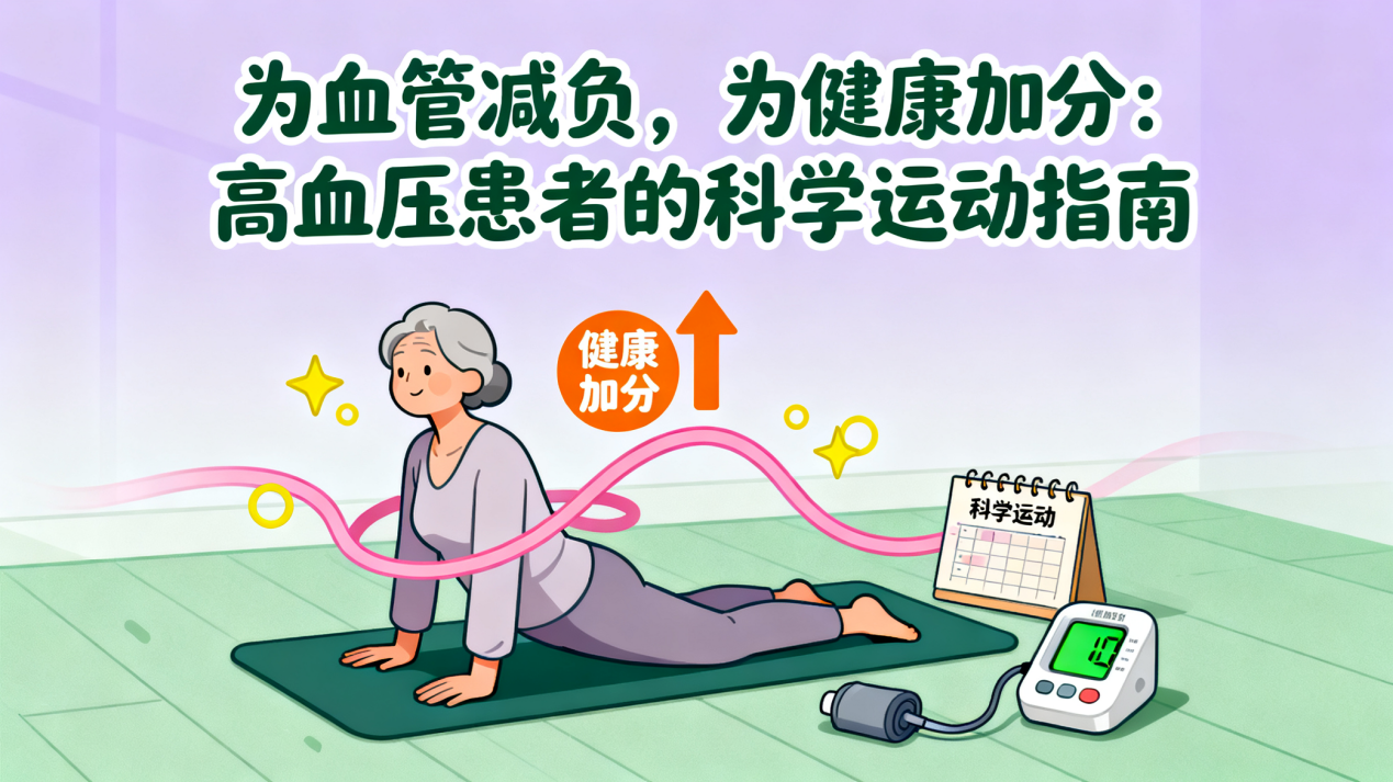 [图片占位：高血压运动指南封面图 - 为血管减负，为健康加分]