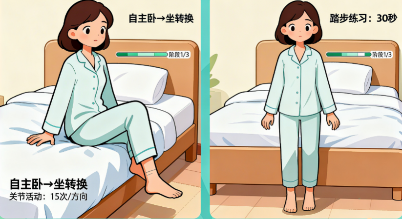 [图片占位：床上活动过渡]