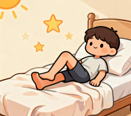 [图片占位：床上活动]