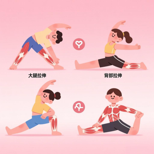 [图片占位：全身拉伸]