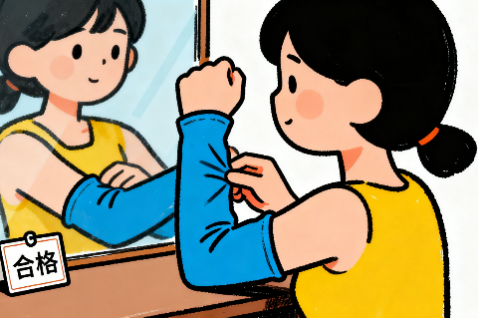 [图片占位：确保压力衣物合身]