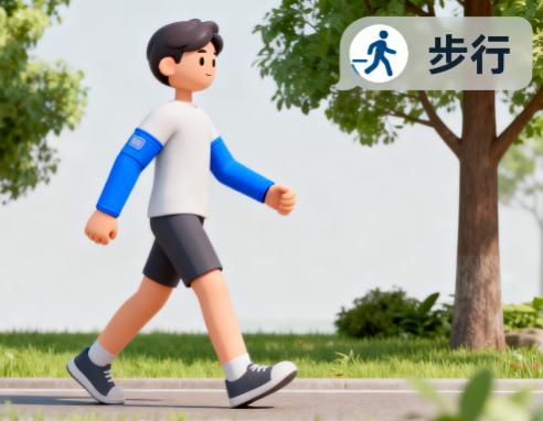 [图片占位：步行]